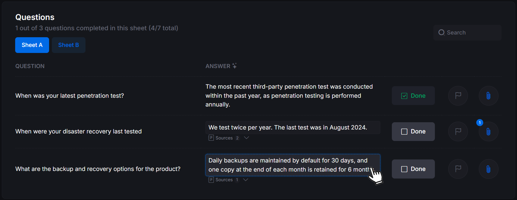 questions